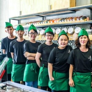 Áo thun đồng phục quán cà phê, trà sữa