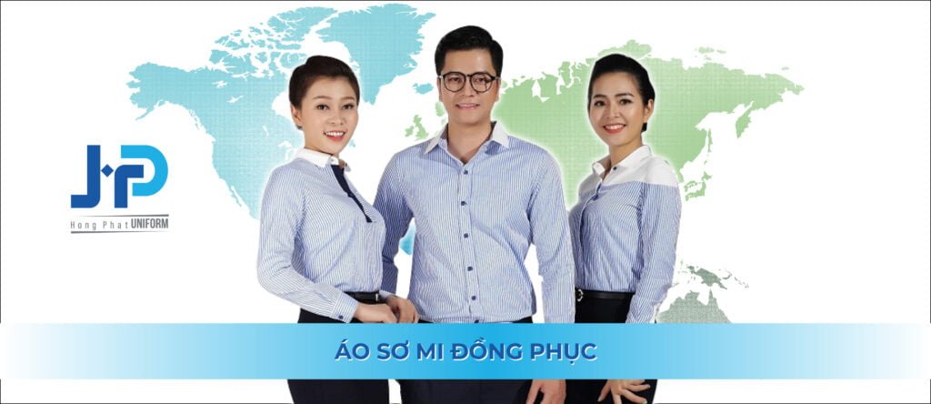 Áo sơ mi đồng phục công ty, công sở đẹp