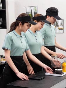 Áo thun đồng phục nhà hàng, quán ăn đẹp